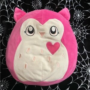 Squishmallows Francesca Pink and Cream Owl Plush